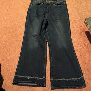 DG2 by Diane Gilman Dark Indigo Flare Jeans